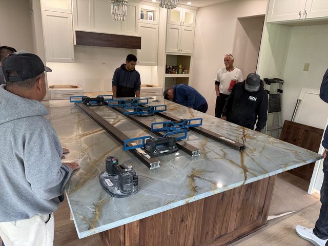 Install day by Granite Castle